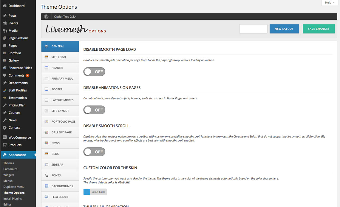 Invent Admin Panel